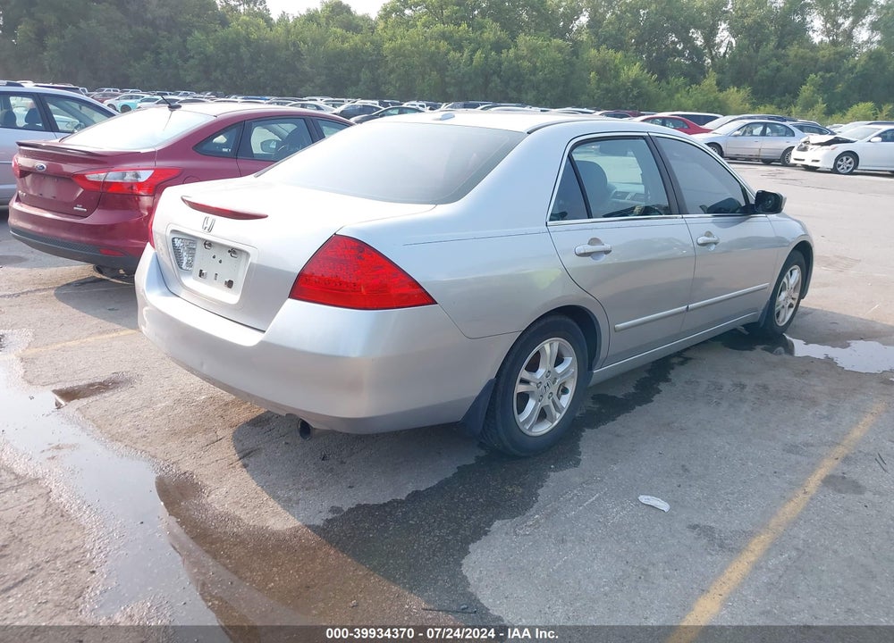2007 HONDA ACCORD 2.4 EX VIN: 1HGCM56887A129671