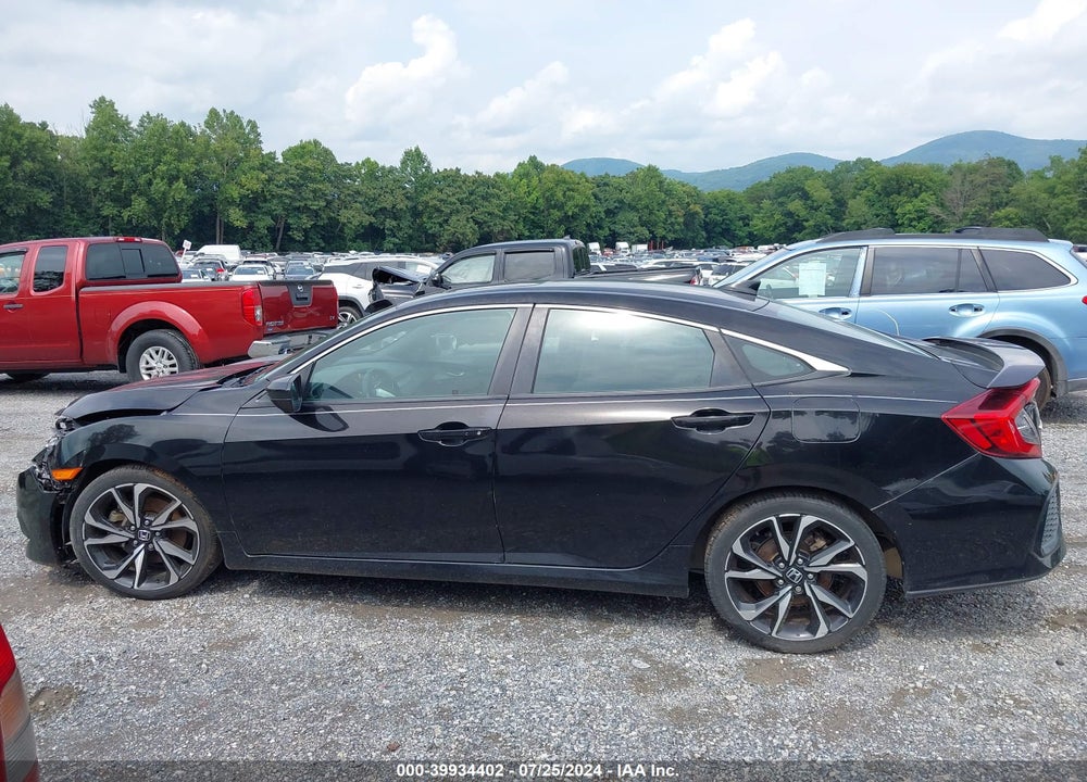 2018 HONDA CIVIC SI VIN: 2HGFC1E5XJH700585