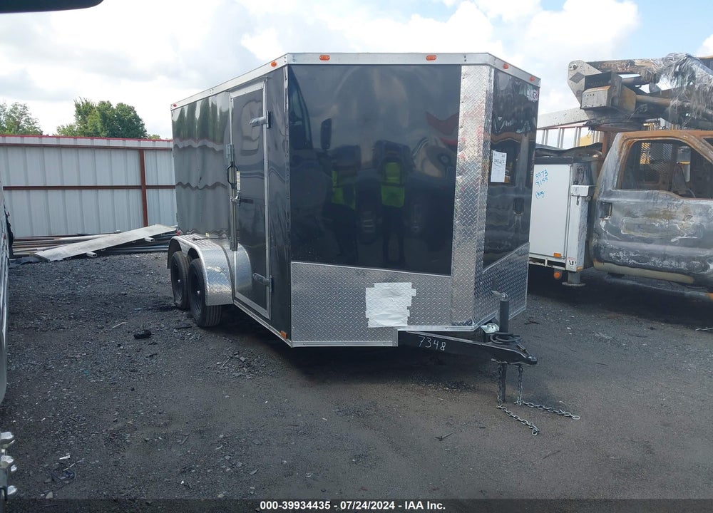 2024 CYNERGY CARGO 12FT CARGO TRAILER VIN: 7NHBE1228RA007348
