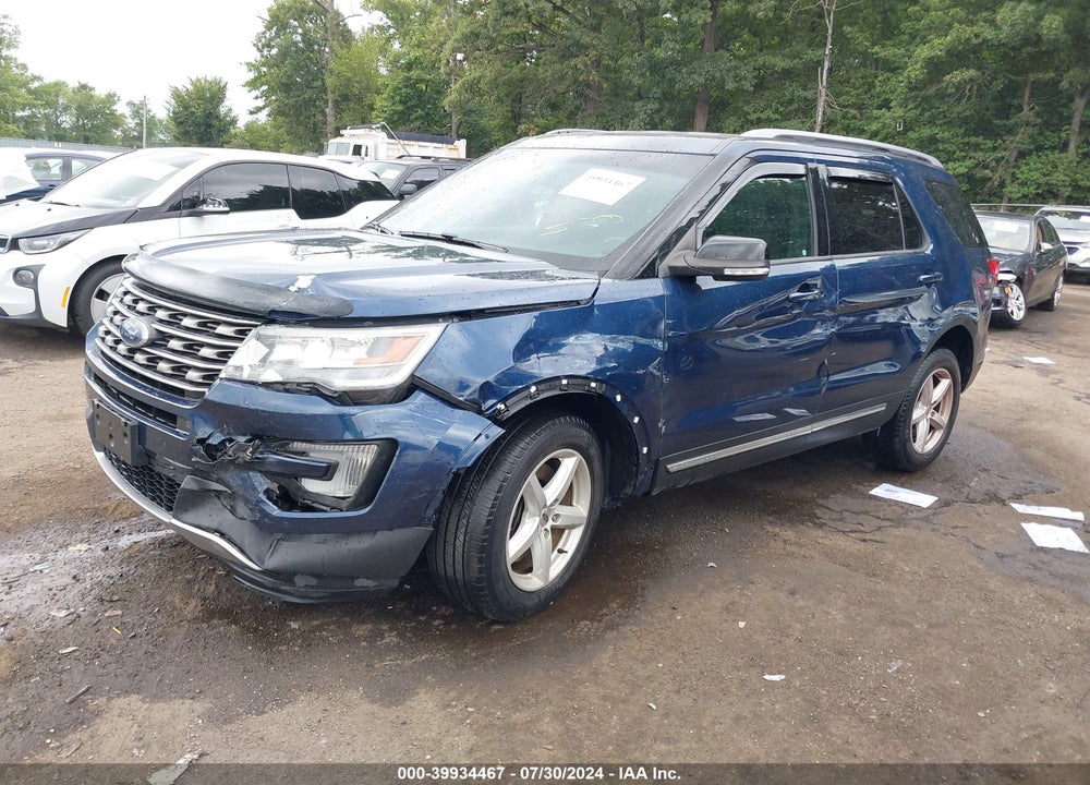 2017 FORD EXPLORER XLT VIN: 1FM5K8D8XHGA41300