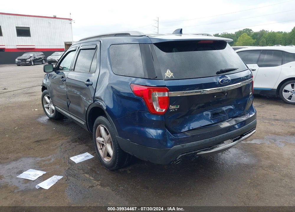 2017 FORD EXPLORER XLT VIN: 1FM5K8D8XHGA41300