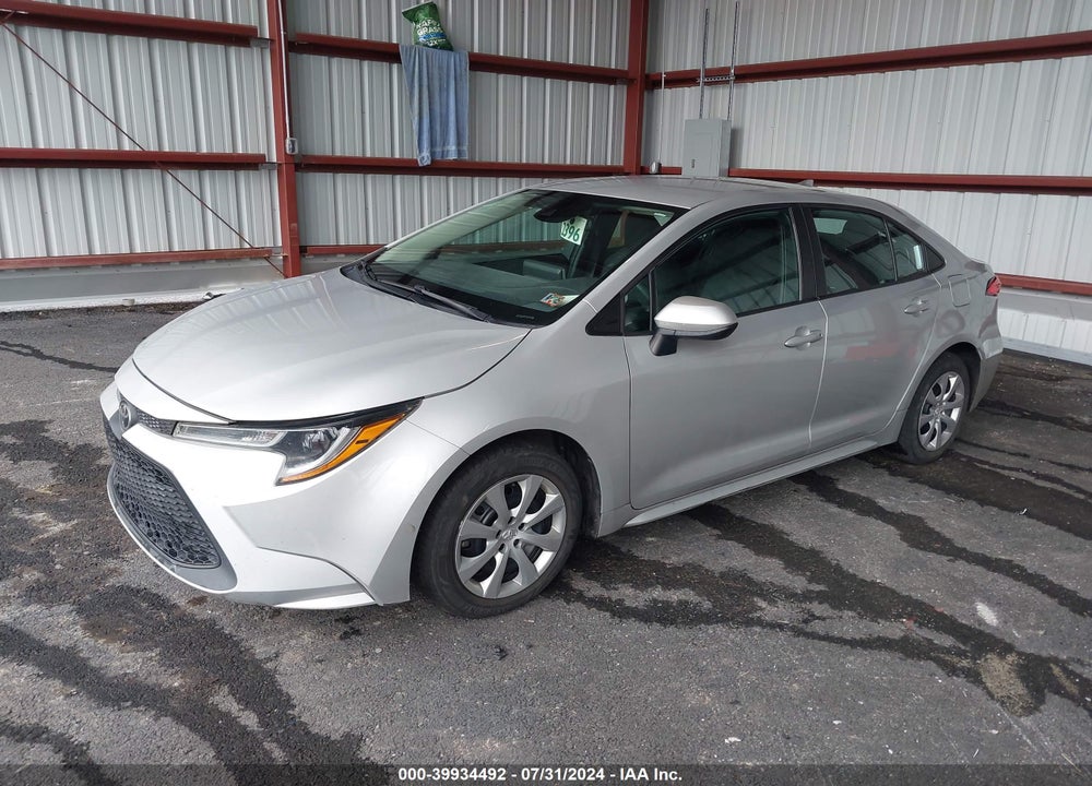 2020 TOYOTA COROLLA VIN: 5YFEPRAE1LP057091