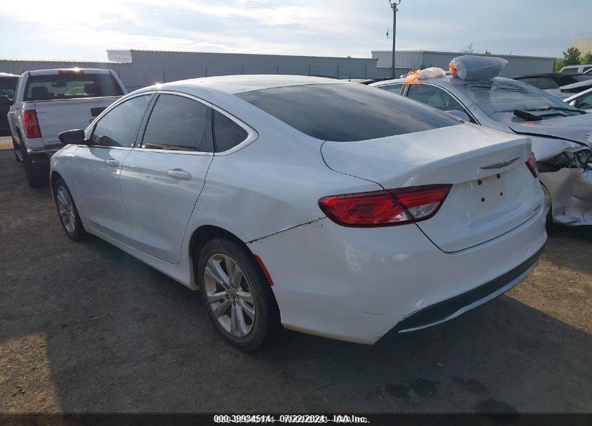 2015 CHRYSLER 200 LIMITED VIN: 1C3CCCAB1FN541287