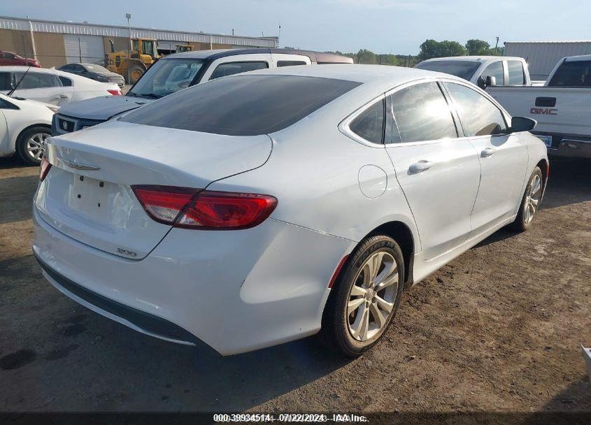 2015 CHRYSLER 200 LIMITED VIN: 1C3CCCAB1FN541287