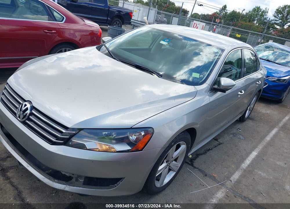 2012 VOLKSWAGEN PASSAT 2.5L SE VIN: 1VWBP7A33CC014416