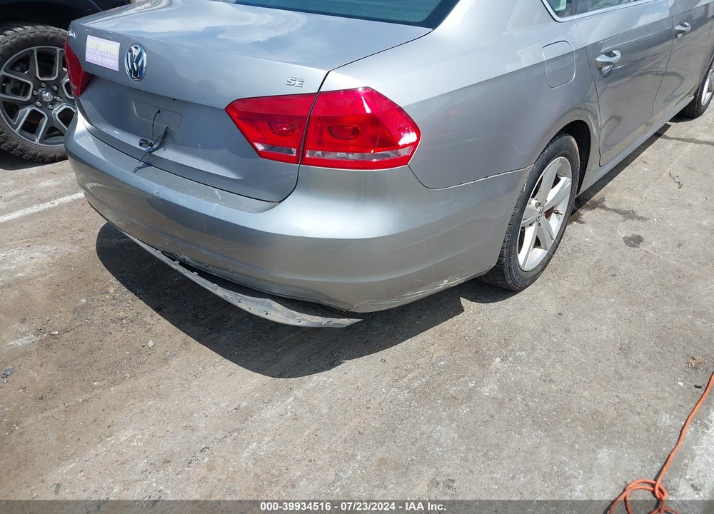 2012 VOLKSWAGEN PASSAT 2.5L SE VIN: 1VWBP7A33CC014416