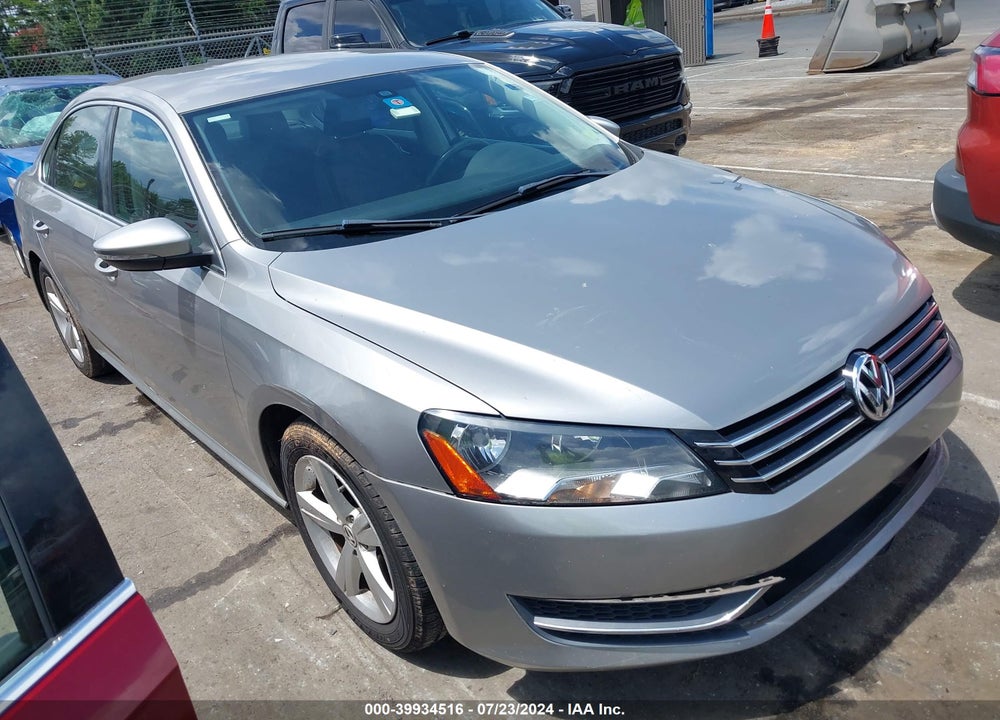 2012 VOLKSWAGEN PASSAT 2.5L SE VIN: 1VWBP7A33CC014416