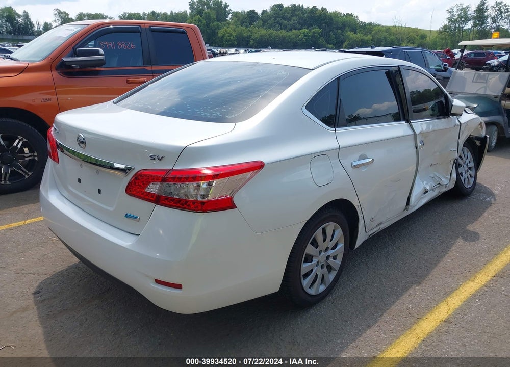 2013 NISSAN SENTRA SV VIN: 3N1AB7AP1DL686371