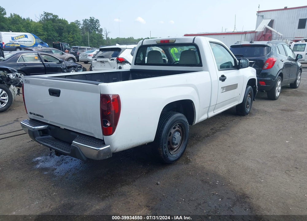 2008 CHEVROLET COLORADO WORK TRUCK VIN: 1GCCS149788226555