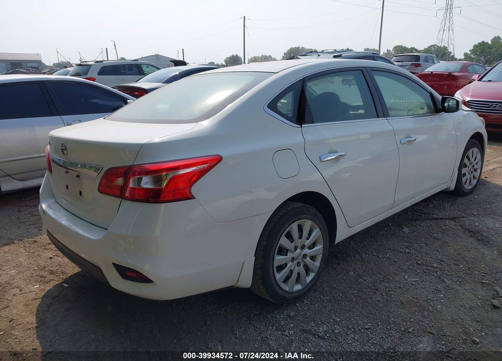 2016 NISSAN SENTRA S VIN: 3N1AB7AP7GY326237
