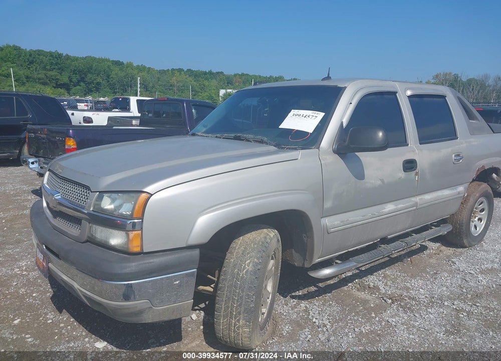 2004 CHEVROLET AVALANCHE 1500 VIN: 3GNEK12T04G117289