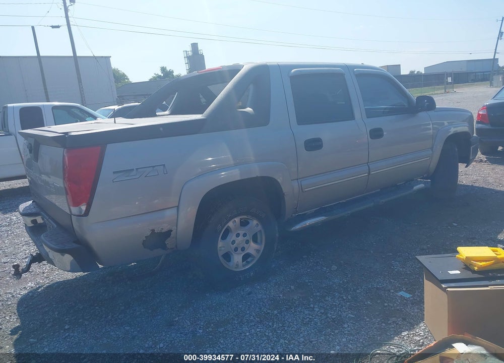 2004 CHEVROLET AVALANCHE 1500 VIN: 3GNEK12T04G117289