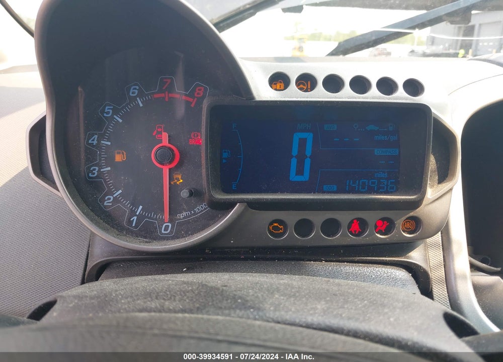 2013 CHEVROLET SONIC LTZ AUTO VIN: 1G1JE6SHXD4140107