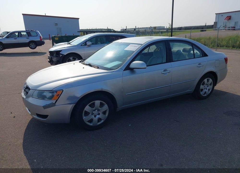 2008 HYUNDAI SONATA GLS VIN: 5NPET46C28H394816