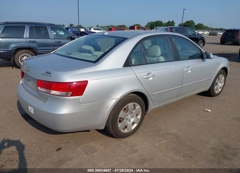 2008 HYUNDAI SONATA GLS VIN: 5NPET46C28H394816