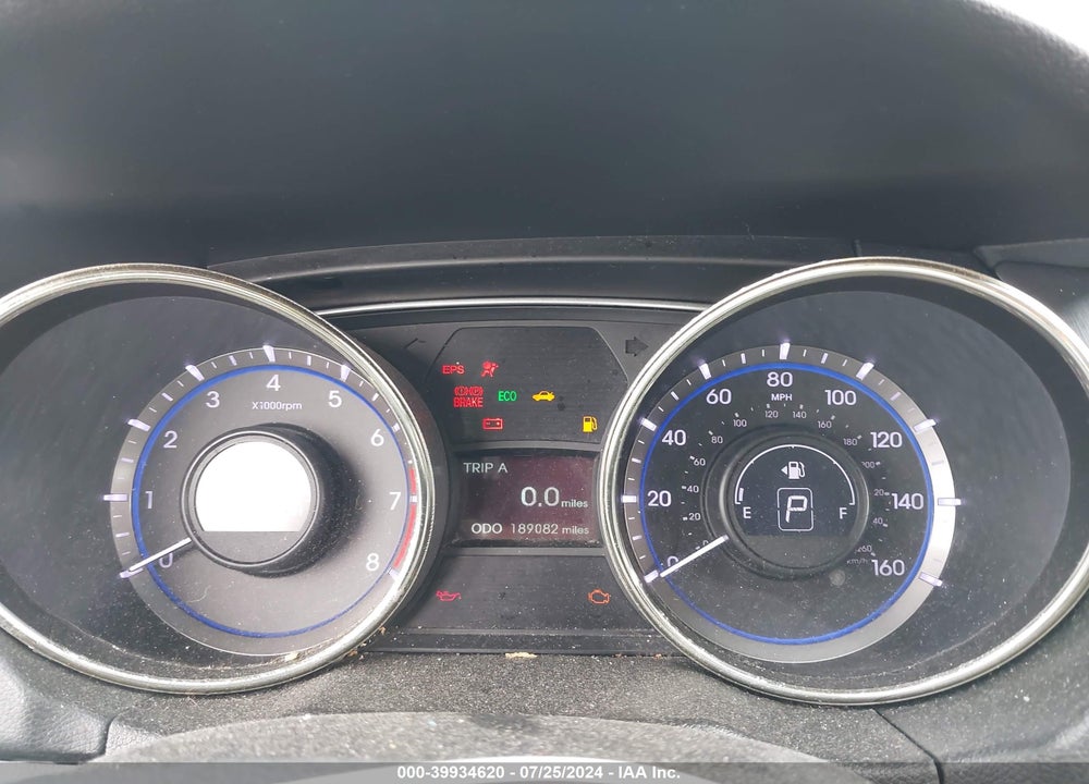 2012 HYUNDAI SONATA GLS VIN: 5NPEB4ACXCH490566