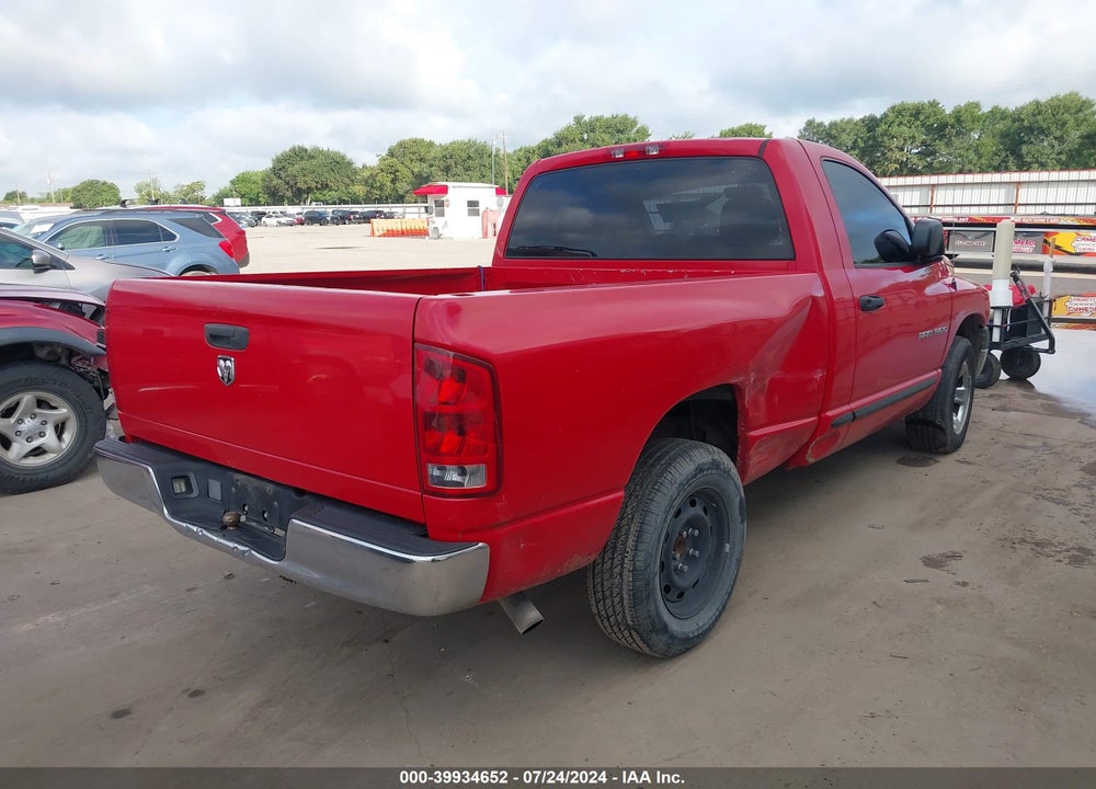 2005 DODGE RAM 1500 ST VIN: 1D7HA16KX5J581142