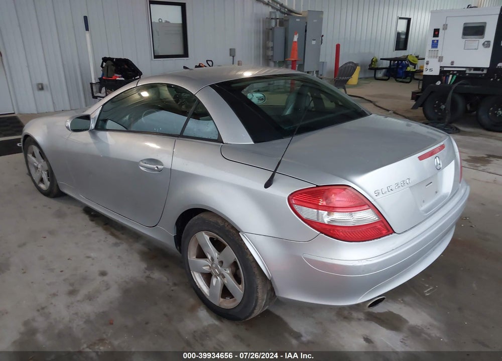 2006 MERCEDES-BENZ SLK 280 VIN: WDBWK54F86F097467
