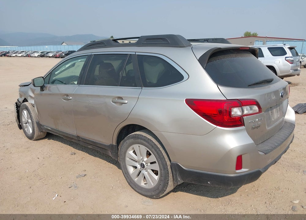 2015 SUBARU OUTBACK 2.5I PREMIUM VIN: 4S4BSBCC2F3328981