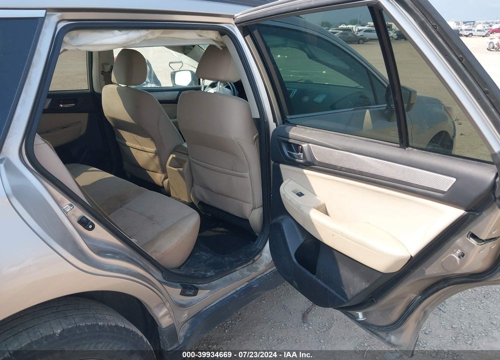 2015 SUBARU OUTBACK 2.5I PREMIUM VIN: 4S4BSBCC2F3328981