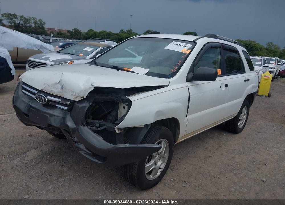 2007 KIA SPORTAGE LX VIN: KNDJF724X77340950