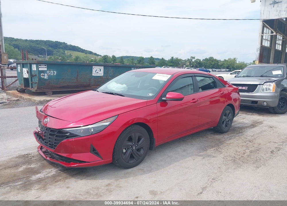 2022 HYUNDAI ELANTRA SEL VIN: 5NPLM4AG5NH074643