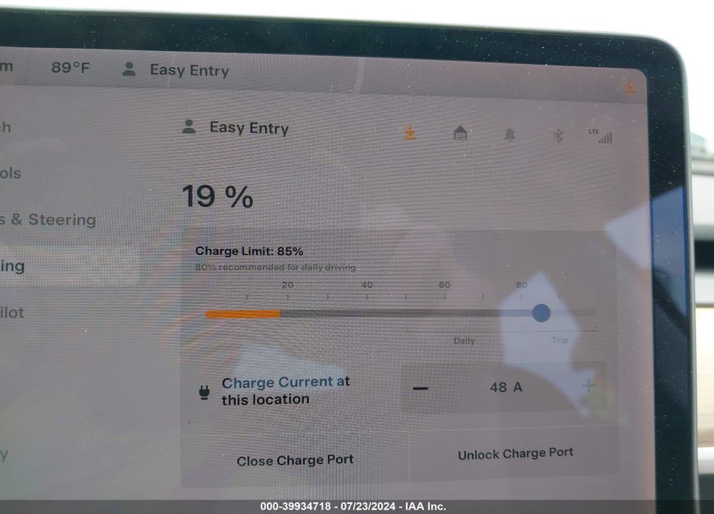 2019 TESLA MODEL 3 LONG RANGE/PERFORMANCE VIN: 5YJ3E1EB7KF418381
