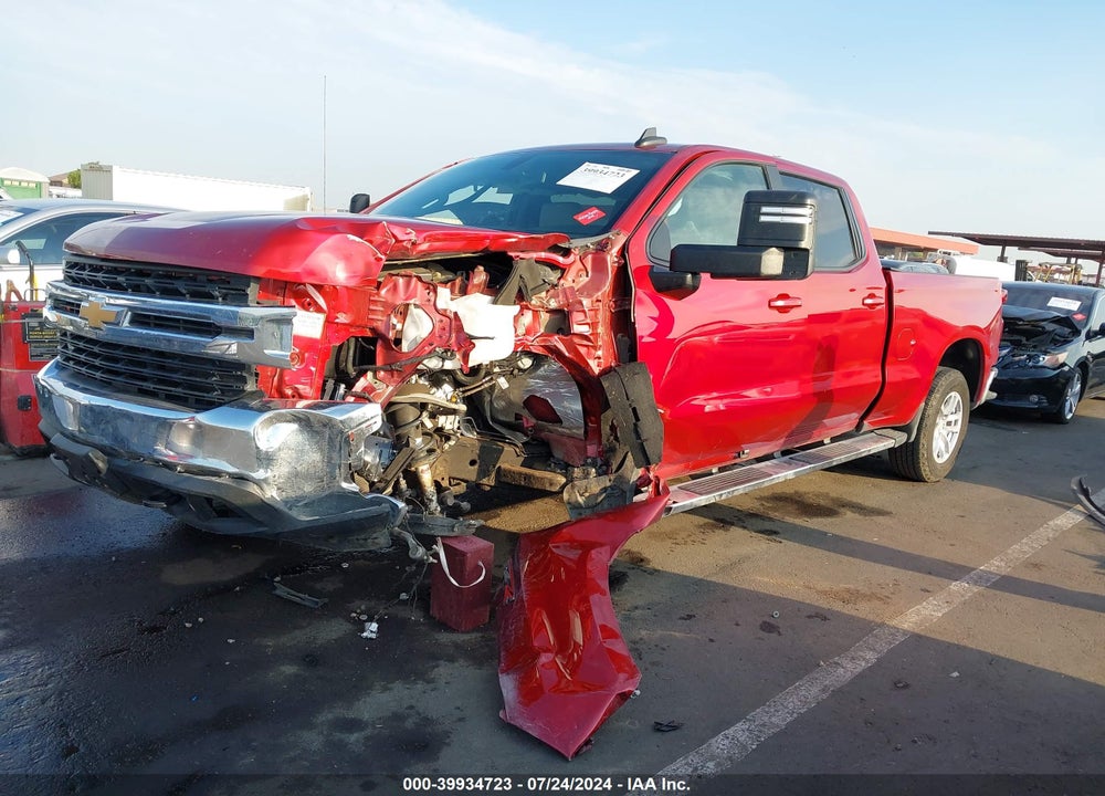 2022 CHEVROLET SILVERADO 1500 LTD 4WD STANDARD BED LT VIN: 1GCUYDED3NZ112503