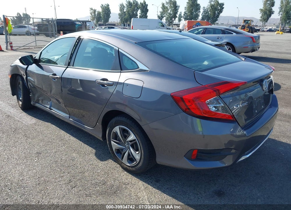 2019 HONDA CIVIC LX VIN: 2HGFC2F69KH541833