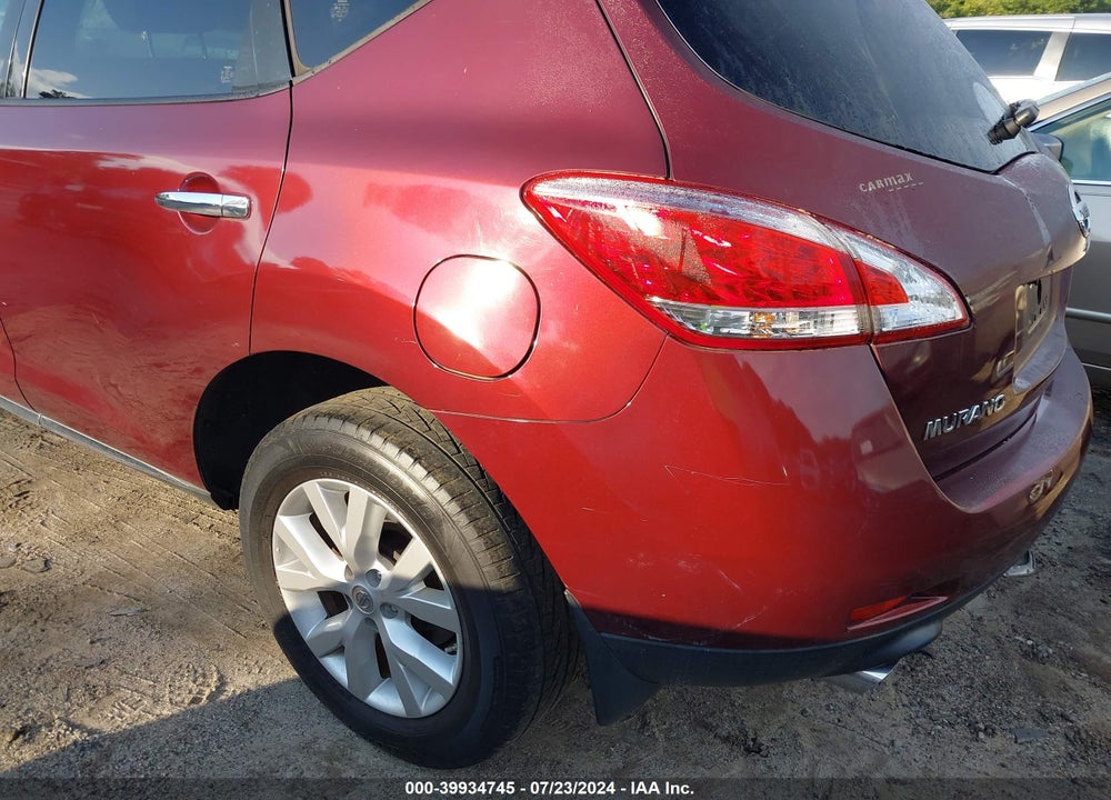 2012 NISSAN MURANO S VIN: JN8AZ1MW7CW238674