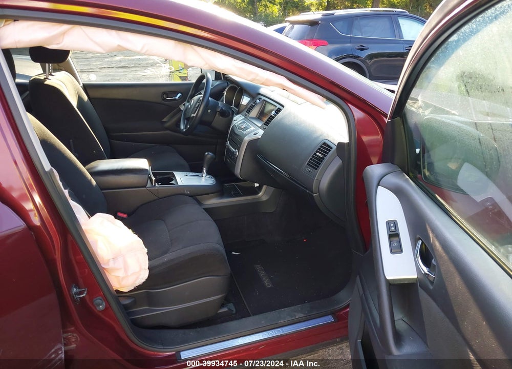 2012 NISSAN MURANO S VIN: JN8AZ1MW7CW238674