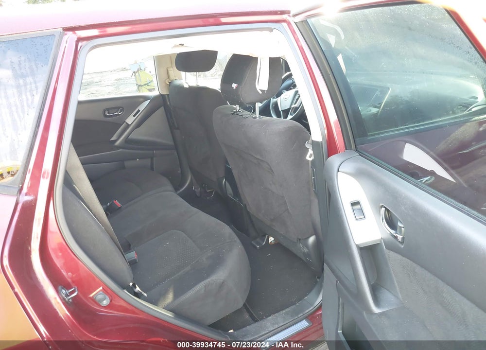 2012 NISSAN MURANO S VIN: JN8AZ1MW7CW238674
