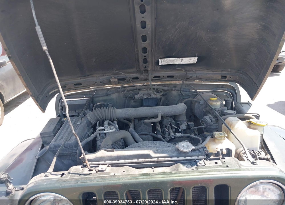 1998 JEEP WRANGLER SAHARA VIN: 1J4FY49S3WP706369