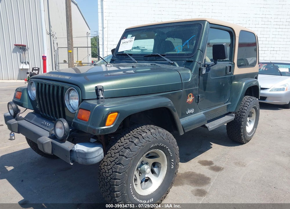 1998 JEEP WRANGLER SAHARA VIN: 1J4FY49S3WP706369