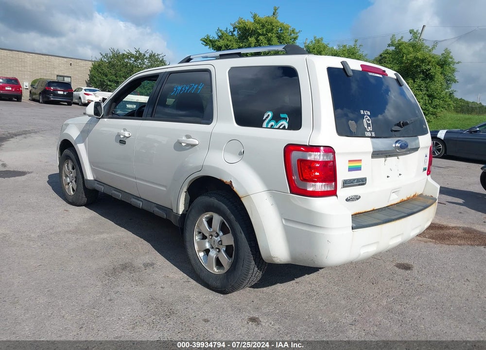 2011 FORD ESCAPE LIMITED VIN: 1FMCU9EG0BKB35834