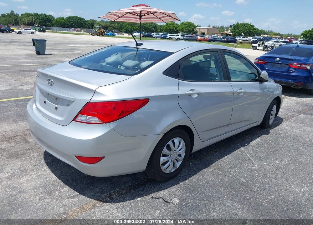 2017 HYUNDAI ACCENT SE VIN: KMHCT4AE1HU290397