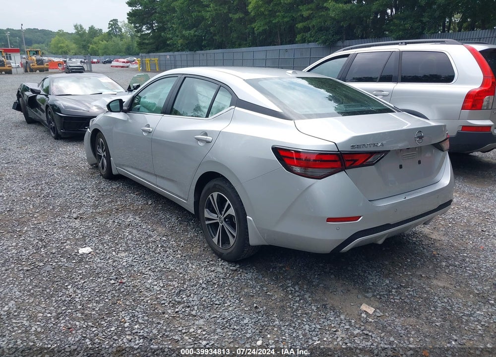 2022 NISSAN SENTRA SV XTRONIC CVT VIN: 3N1AB8CV8NY272896