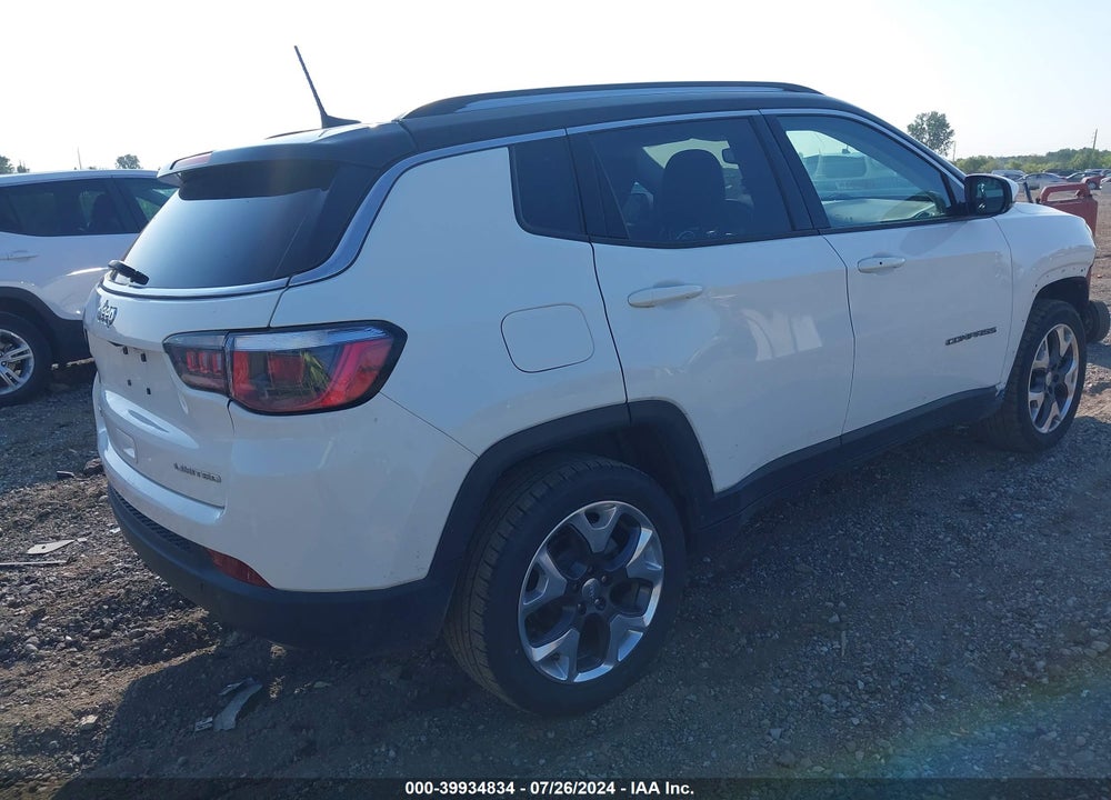 2018 JEEP COMPASS LIMITED 4X4 VIN: 3C4NJDCB9JT330103