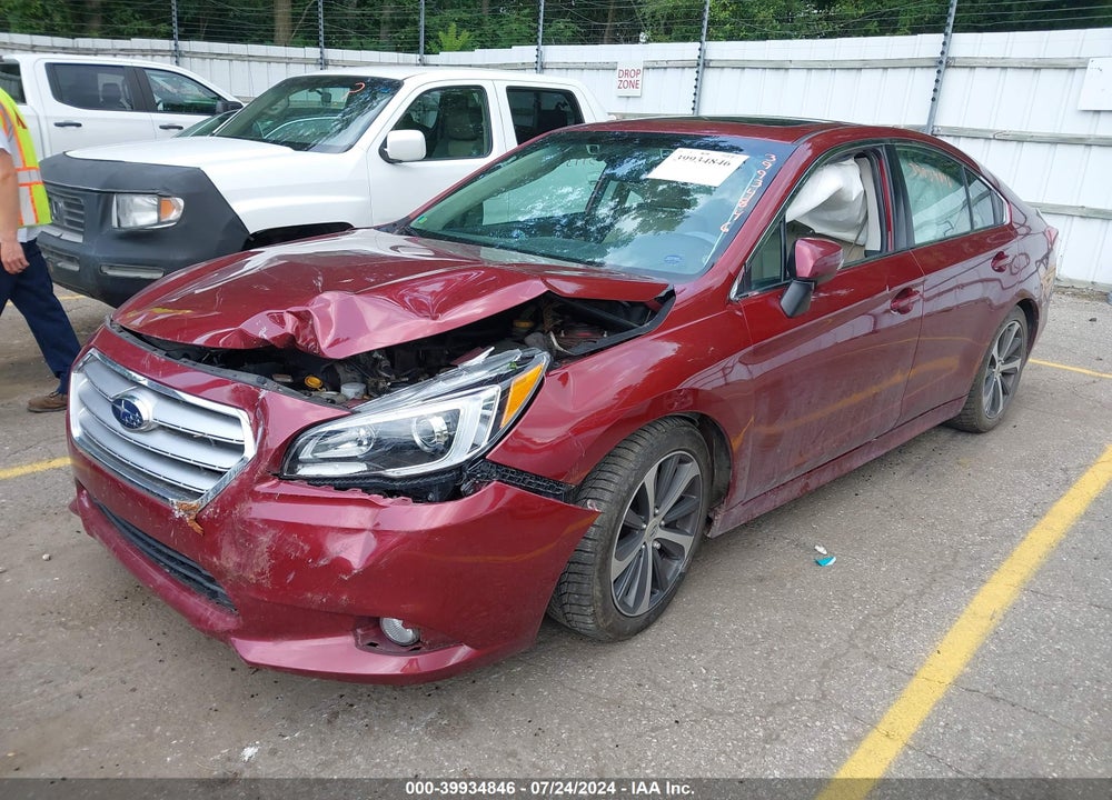 2016 SUBARU LEGACY 2.5I LIMITED VIN: 4S3BNBN67G3040121