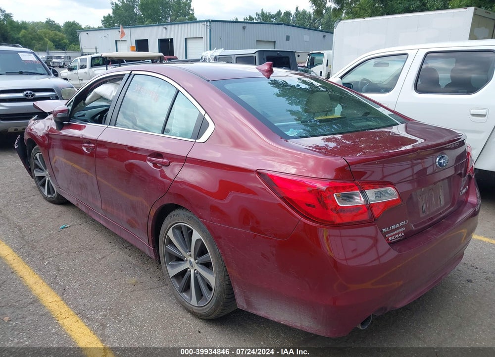 2016 SUBARU LEGACY 2.5I LIMITED VIN: 4S3BNBN67G3040121