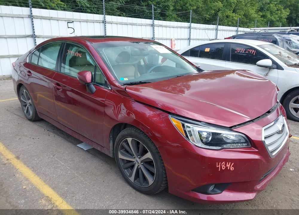 2016 SUBARU LEGACY 2.5I LIMITED VIN: 4S3BNBN67G3040121