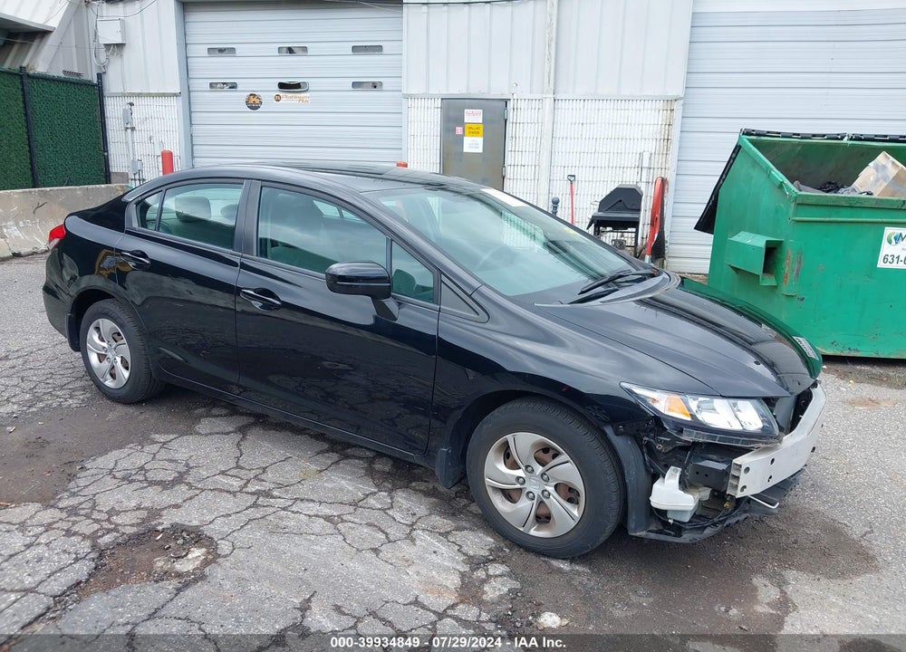 2014 HONDA CIVIC LX VIN: 19XFB2F5XEE049272