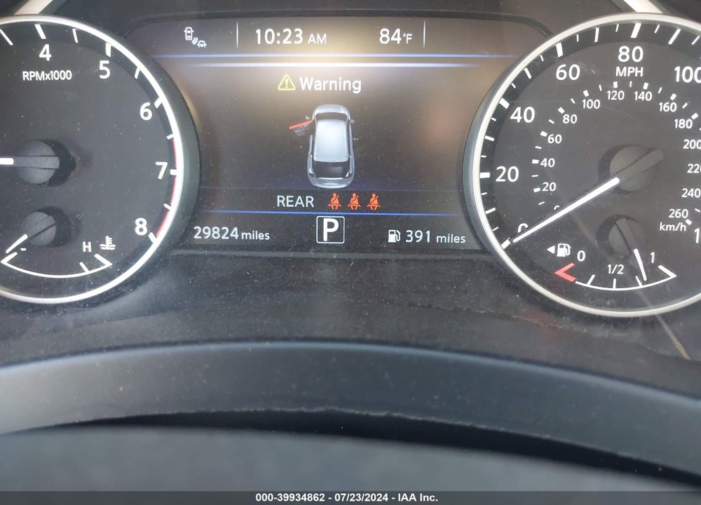 2023 NISSAN MURANO SV INTELLIGENT AWD VIN: 5N1AZ2BS2PC126871