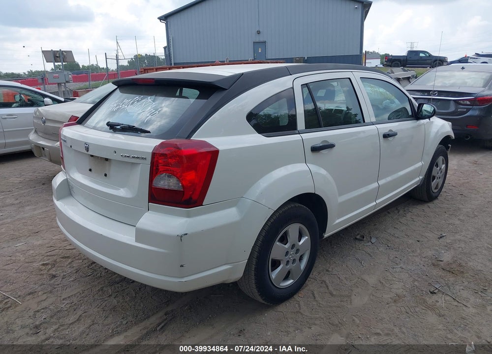2009 DODGE CALIBER SE VIN: 1B3HB28A09D151689