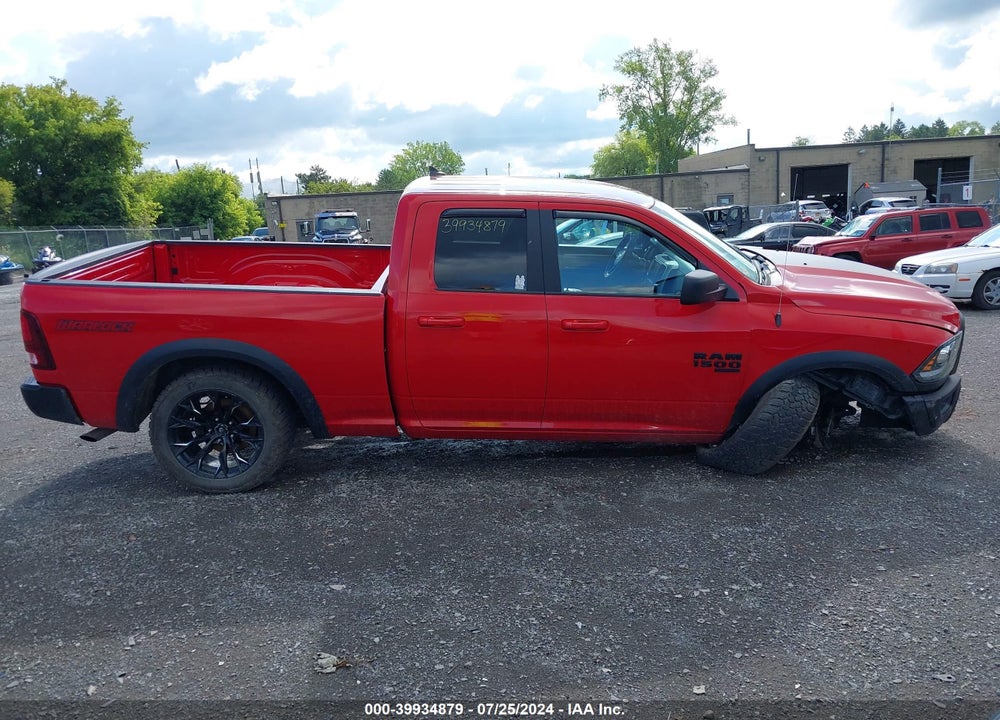 2019 RAM 1500 CLASSIC WARLOCK QUAD CAB 4X4 6'4 BOX VIN: 1C6RR7GG9KS739620