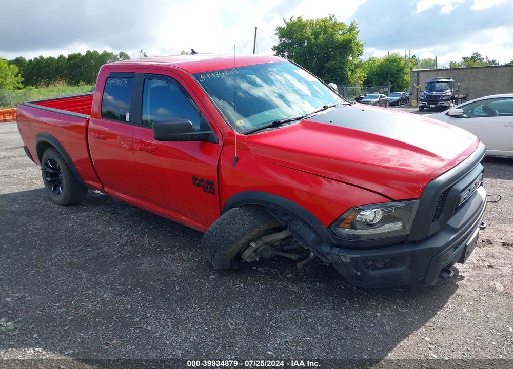 2019 RAM 1500 CLASSIC WARLOCK QUAD CAB 4X4 6'4 BOX VIN: 1C6RR7GG9KS739620