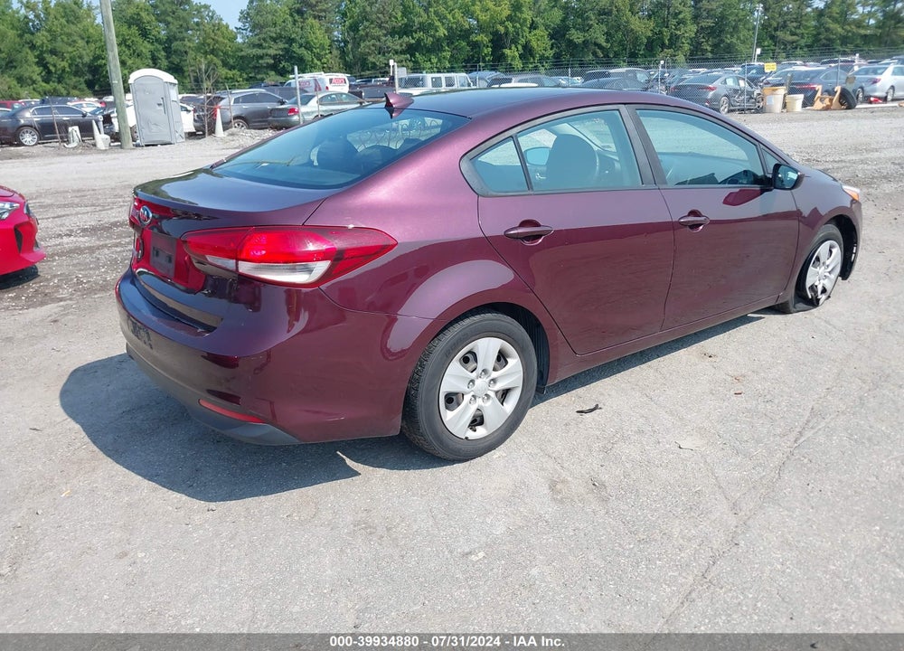 2017 KIA FORTE LX VIN: 3KPFL4A79HE038463