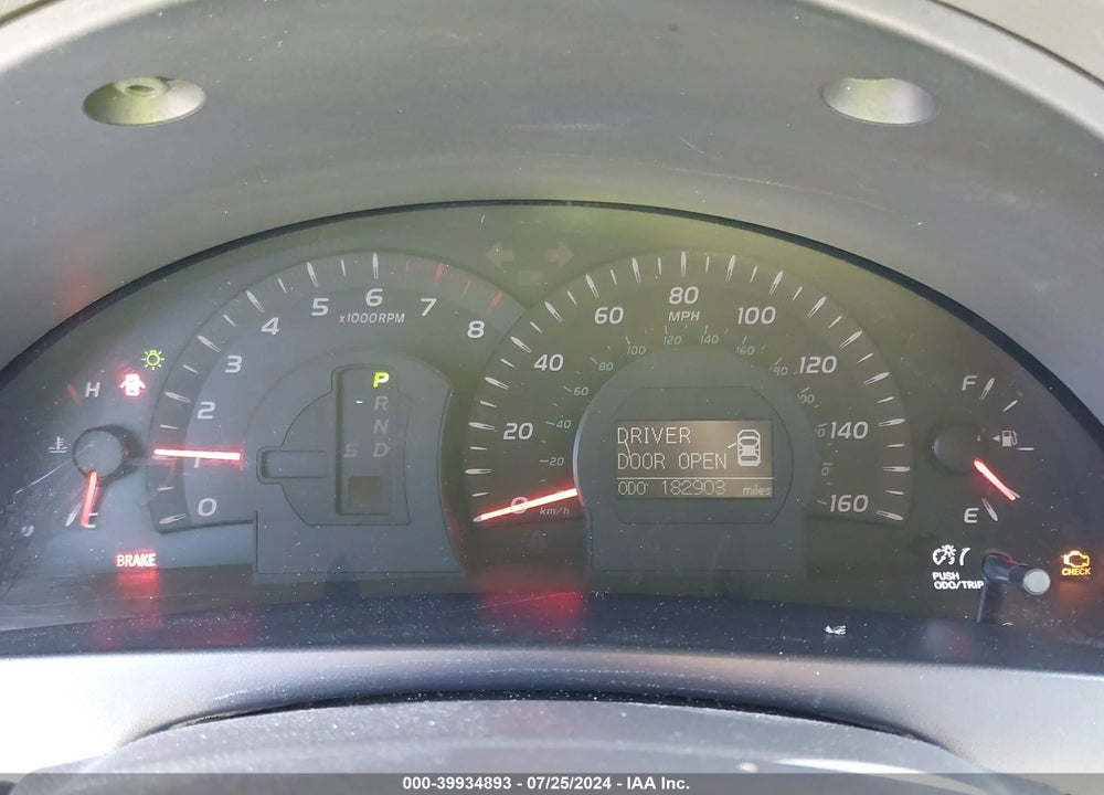 2007 TOYOTA CAMRY XLE V6 VIN: 4T1BK46KX7U541459