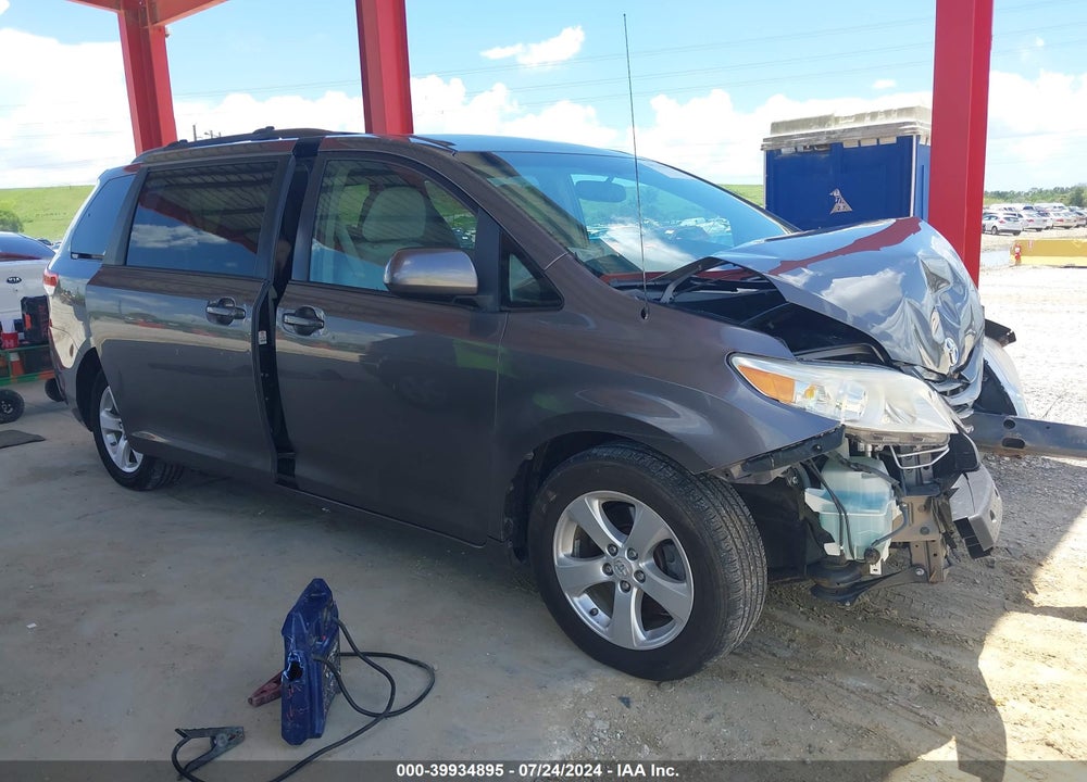2012 TOYOTA SIENNA LE V6 8 PASSENGER VIN: 5TDKK3DCXCS180453