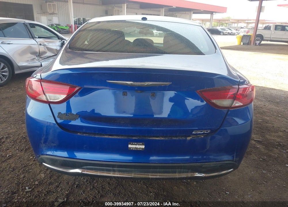 2016 CHRYSLER 200 LIMITED VIN: 1C3CCCAB3GN124593